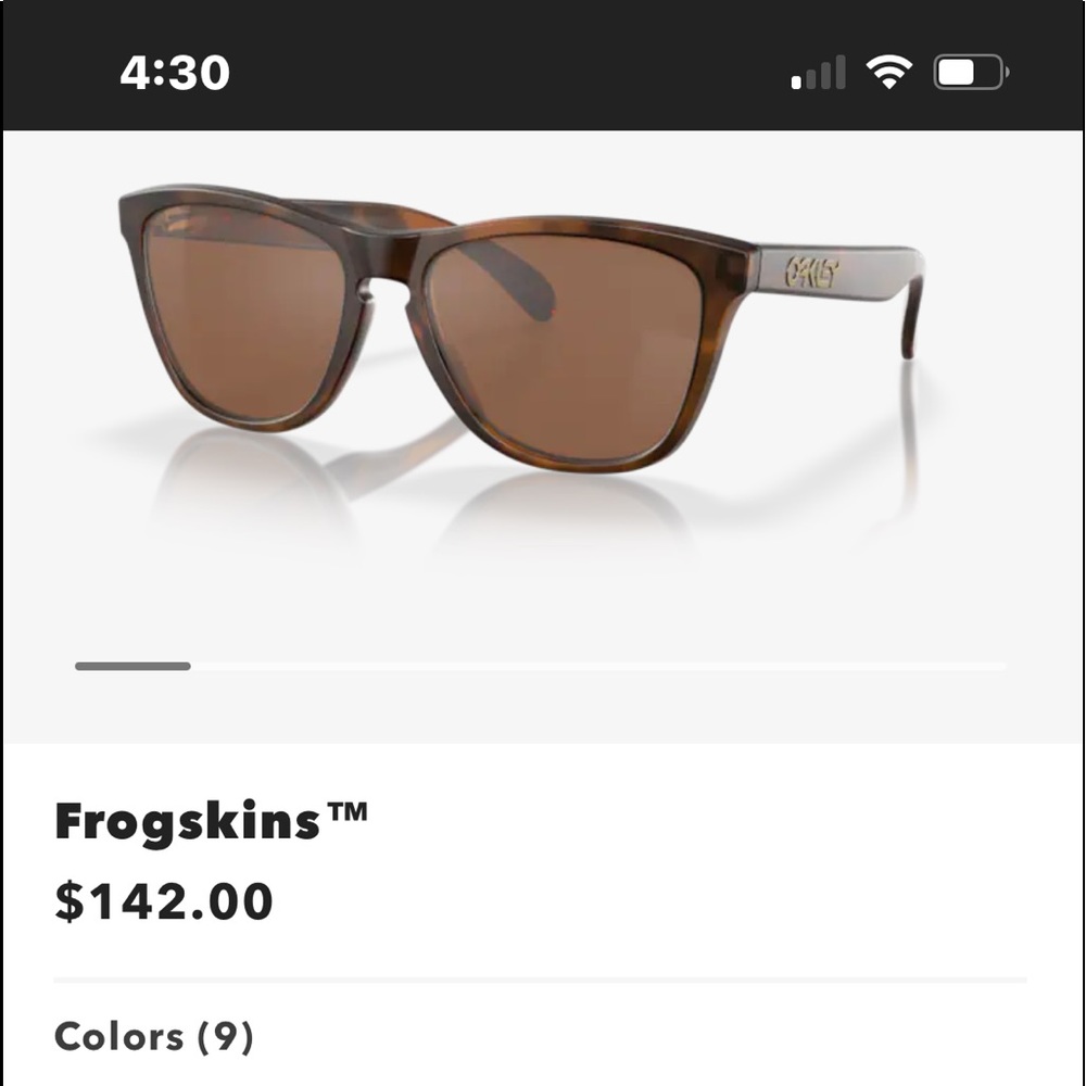 Oakley Tan Brown Sunglasses Modern Wayfarer